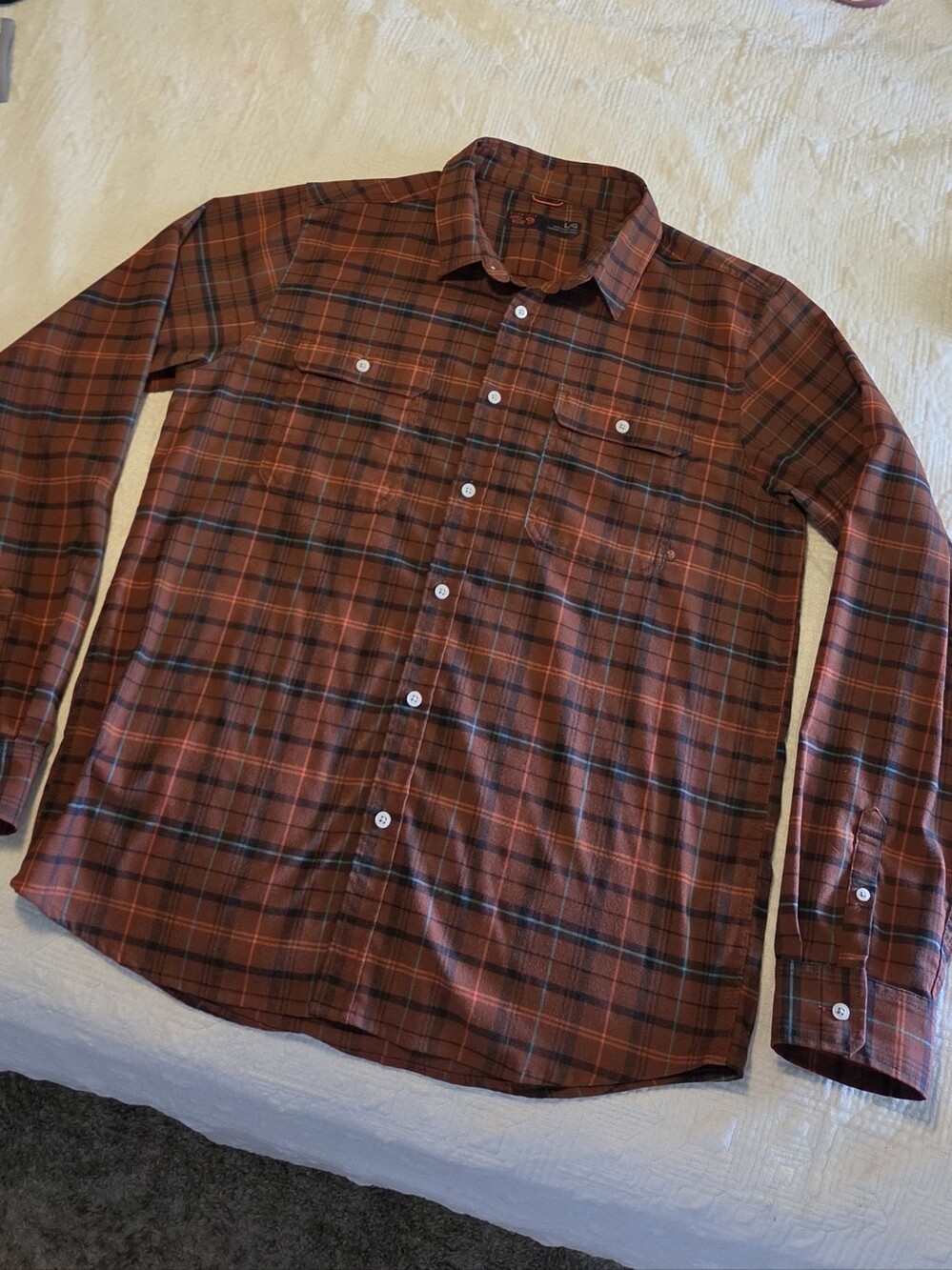 Mountain Hardwear Voyager One Long Sleeve Shirt, Size Large
